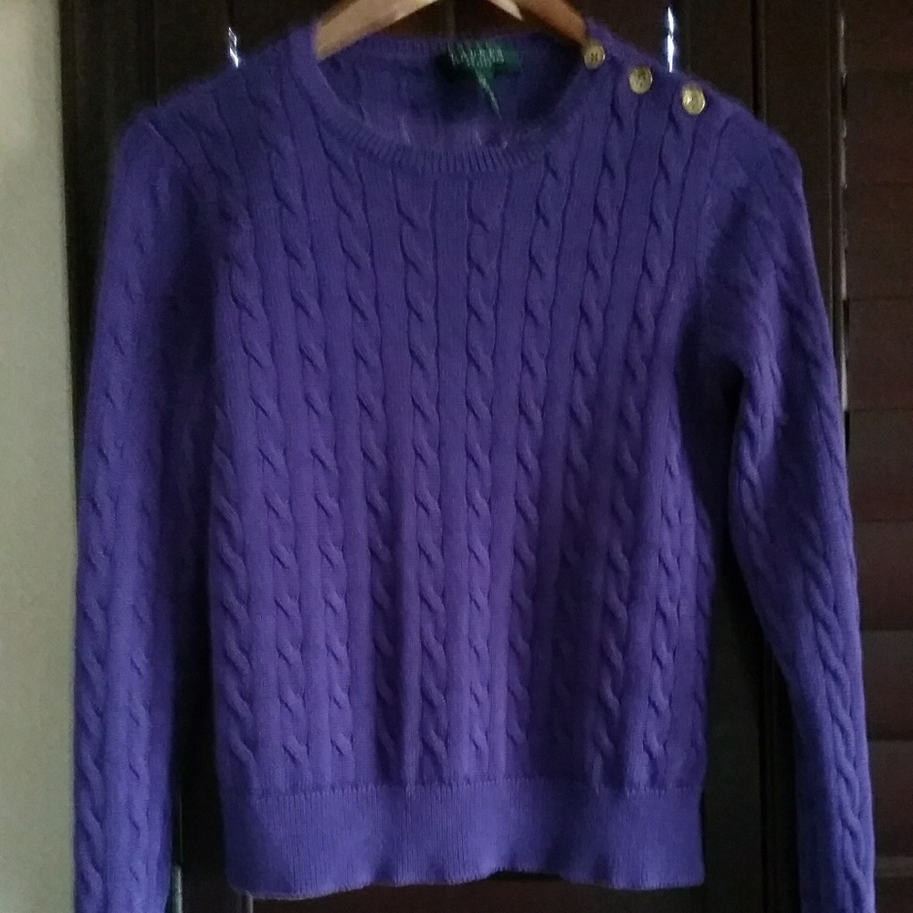 Lauren by Ralph Lauren Petite Crew Neck Sweater